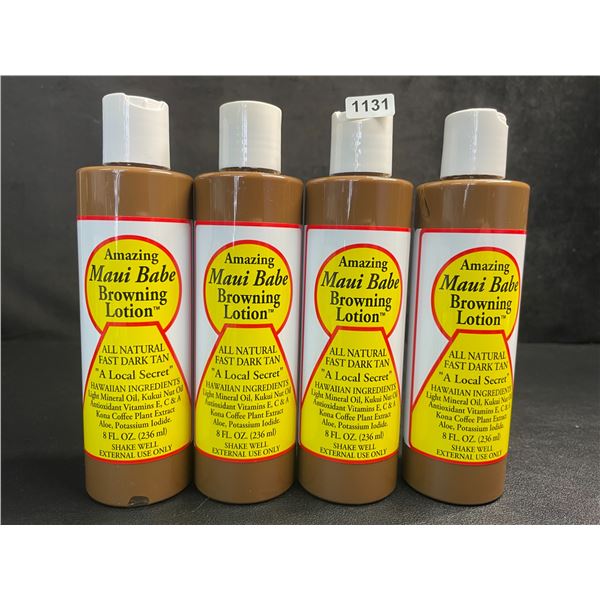 4 Bottles of Amazing Maui Babe Browning Lotion (236ml) - New
