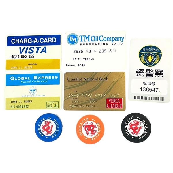 Rush Hour 2 (2001) - Collection of Casino Chips, I.D & Credit Cards