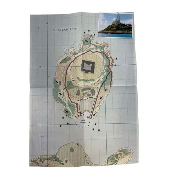 Johnny English (2003) - John Malkovich (Pascal Sauvage) Château Map.