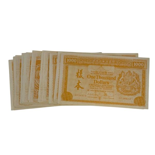 Shanghai Knights (2003) - Hong Kong Bank Notes