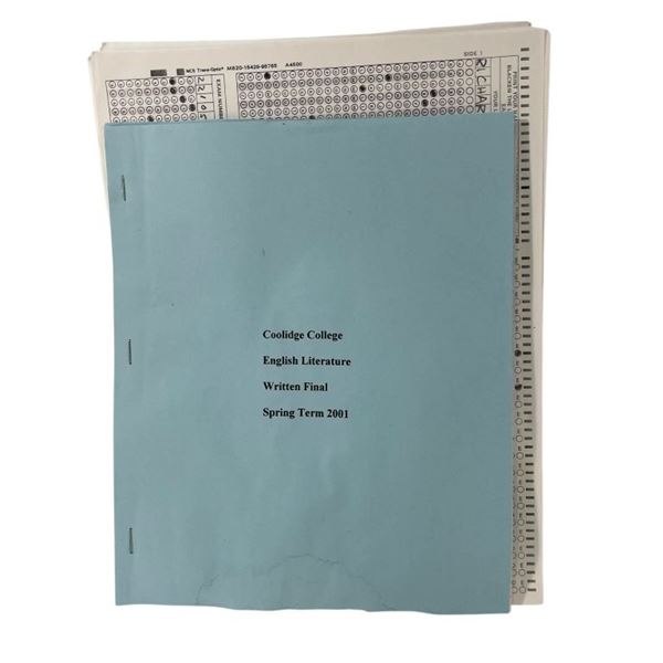 Van Wilder (2002) - Ryan Reynolds (Van Wilder) Final Exam Folder