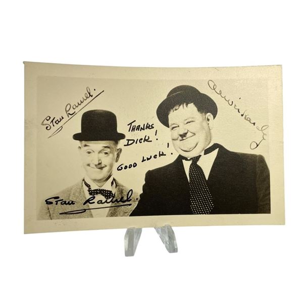 Stan Laurel Signed Photo