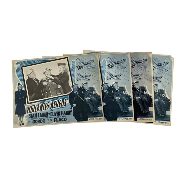 Laurel and Hardy - Air Raid Wardens (1943) - Vigilantes Aéreos Lobby Cards