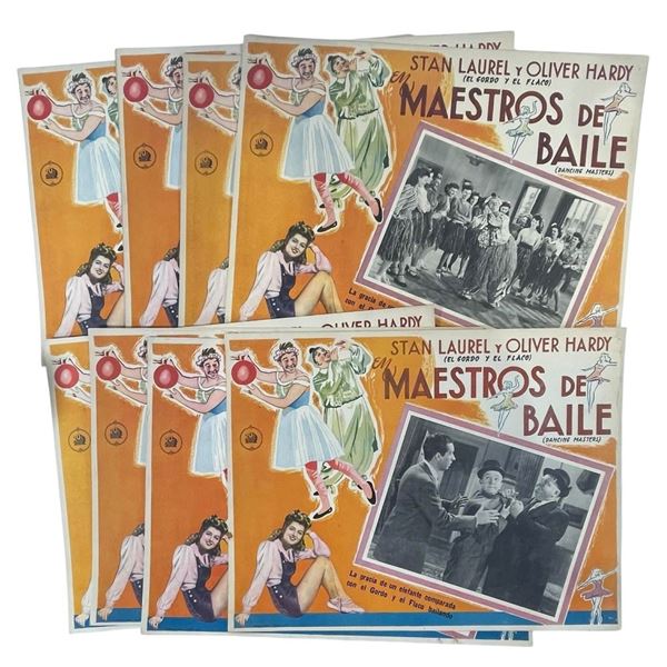 Laurel and Hardy - The Dancing Masters (1943) - Maestros De Baile Lobby Cards