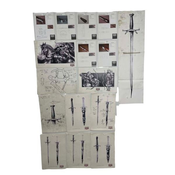 In the Name of the King: A Dungeon Siege Tale (2007) - Sword and Prop Art Collection (x16)