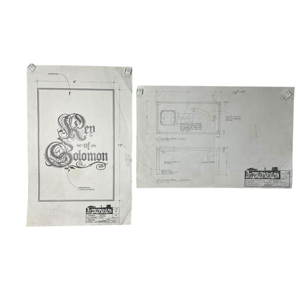 Supernatural (2005 - 2020) - Artwork Set - Ren of Solomon Book Cover & Alter Table