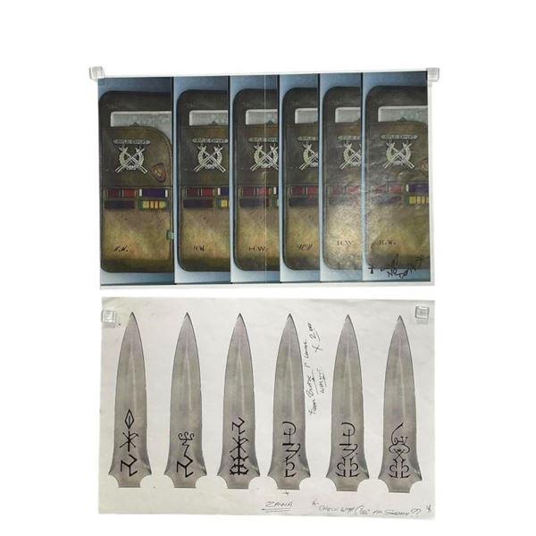 Supernatural (2005 - 2020) - Artwork - John Winchester (Jeffrey Dean Morgan) Journal & Zanna Blade