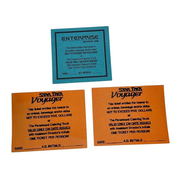 Star Trek Voyager and Star Trek Enterprise Paramount Food Truck Coupons