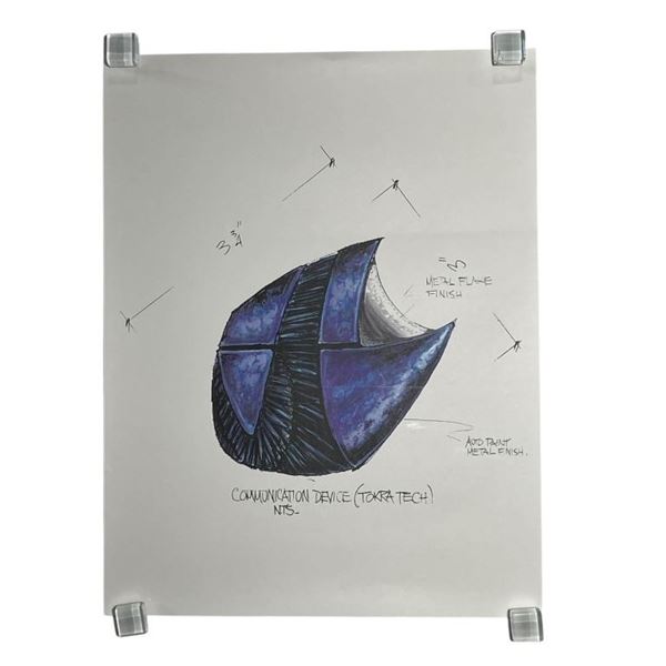 Stargate SG-1 (1997-2007) - Production Blueprint "Tokra Communication Device"