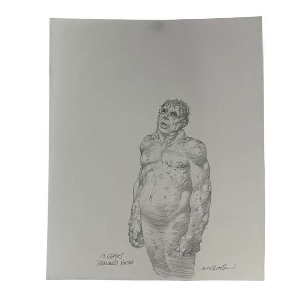 Thir13en Ghosts (2001) - Hand Drawn Art 'Drowned Youth' Ghost