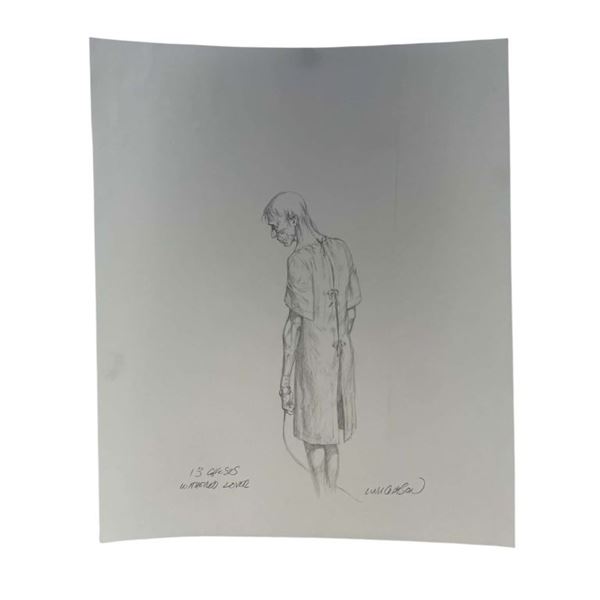 Thir13en Ghosts (2001) - Hand Drawn Art 'The Withered Lover' Ghost