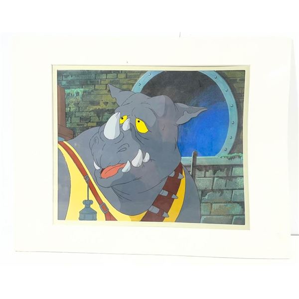 Teenage Mutant Ninja Turtles (1987–1996) - Rocksteady Handpainted Animation Cel