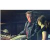 Image 6 : Terminator Genisys (2015) - T-800's (Schwarzenegger) CPU Chip & Sarah Connor (Emilia Clarke) Props