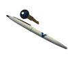 Image 3 : The Game (1997) - Original Prop Metal CRS Key and Pen