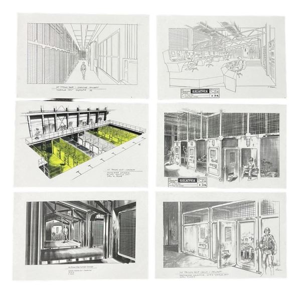 Battlestar Galactica (2004 - 2009) - Artwork - Prison Ship Set