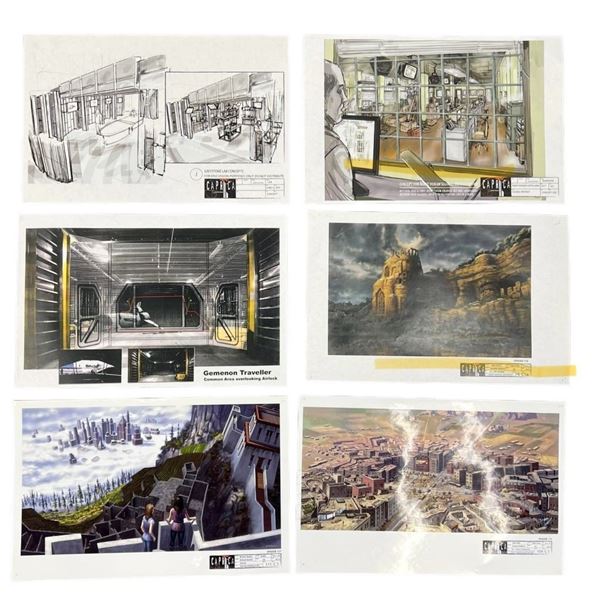 Battlestar Galactica Caprica (2009-2010) - Concept Artwork (x6)