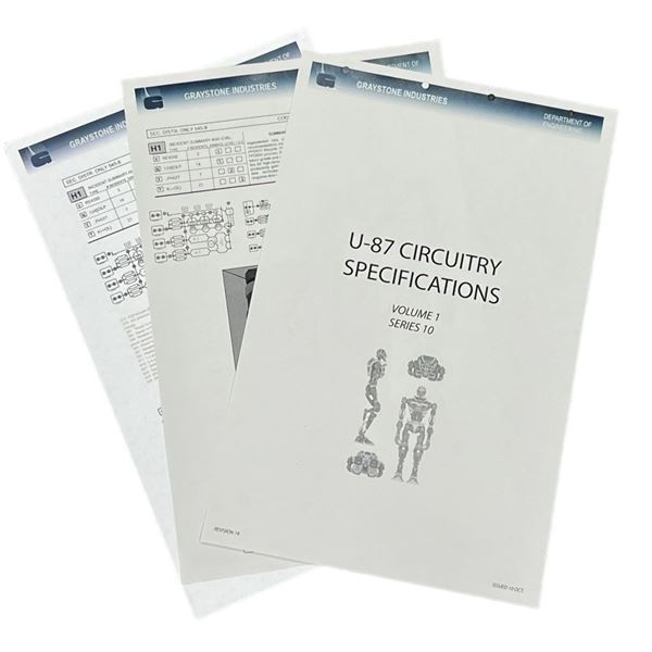 Battlestar Galactica Caprica (2009-2010) - Cylon Schematic Sheets