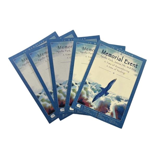 Battlestar Galactica Caprica (2009-2010) - Memorial Event Flyers