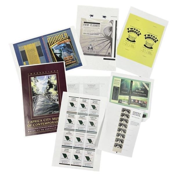 Battlestar Galactica Caprica (2009-2010) - Set of 8 Paper Props