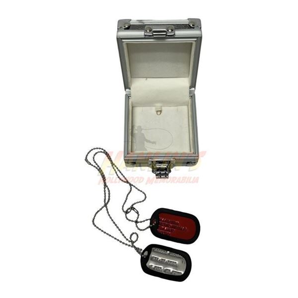 Harsh Realm (1999-2000) - Lt. Thomas Hobbes (Scott Bairstow) Set of Two Dog Tags