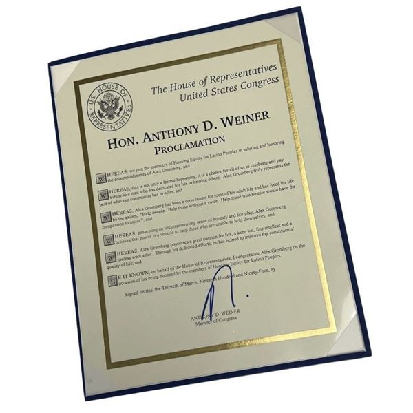 It Runs in the Family (2003) - Michael Douglas Certificate