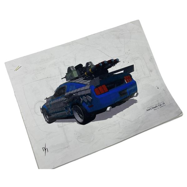 Percy Jackson & the Olympians: The Lightning Thief (2010) -  Artwork - Death Car - Lot A