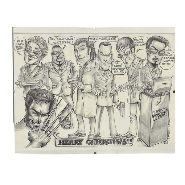 Swordfish (2001) - Caricature Artwork