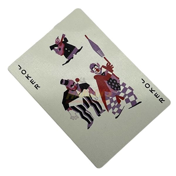 The Dark Knight (2008) - Joker Playing Card - Lot A