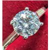Image 1 : PLATINUM(3.51G), LAB DIAMOND (0.76CT)RING , SIZE 5, APPRAISED INSURANCE VALUE $2835
