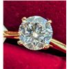 Image 2 : 10K(1.3G), LAB DIAMOND (0.7CT)RING ,  SIZE 6.75, APPRAISED INSURANCE VALUE $2000