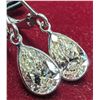 Image 1 : 14K(1.07G), LAB DIAMOND (2CT)EARRINGS , APPRAISED INSURANCE VALUE $2000