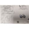 Image 3 : 10K(1G), LAB DIAMOND (1.5CT)EARRINGS , APPRAISED INSURANCE VALUE $1350