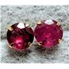 Image 1 : 14K NATURAL RUBY (0.76CT)EARRINGS , SUGGESTED RETAIL VALUE $500
