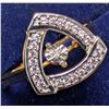 Image 1 : SILVER(3.08G), DANCING DIAMOND RING , SUGGESTED RETAIL VALUE $320