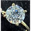 Image 1 : 10K(1.98G), LAB DIAMOND (1.65CT) RING (SIZE 6.25)  APPRAISED INSURANCE VALUE $2845
