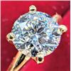Image 1 : 10K(2.25G), LAB DIAMOND (1.05CT) RING (SIZE 6.5), APPRAISED INSURANCE VALUE $2300