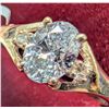 Image 2 : 10K(1.41G), LAB DIAMOND (0.6+0.04CT) RING (SIZE 7.25) APPRAISED INSURANCE VALUE $2600