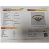 Image 3 : 10K(1.41G), LAB DIAMOND (0.6+0.04CT) RING (SIZE 7.25) APPRAISED INSURANCE VALUE $2600