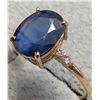 Image 3 : 10K(1.5G), BLUE SAPPHIRE (1.6CT), DIAMOND (0.04CT) RING (SIZE 6.5)  APPRAISED INSURANCE VALUE $1300