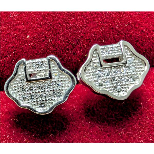 SILVER(1.45G),  CZ EARRING
