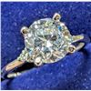 Image 2 : 10K(1.82G), LAB DIAMOND (1.5+0.06CT)RING, SIZE 6.5, APPRAISED INSURANCE VALUE $2185