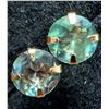 Image 1 : 14K(0.32G), NATURAL ALEXANDRITE COLOR CHANGING (0.45CT) EARRINGS, SUGGESTED RETAIL VALUE $600