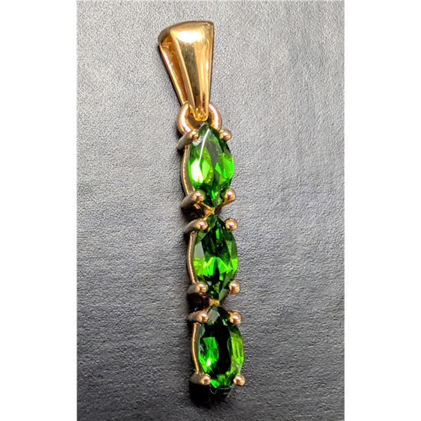 SILVER(1.3G), TOURMALINE (0.85CT) PENDANT