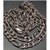 Image 2 : SILVER(8.68G), RHODIUM PLATED HOLLOW ITALY CHAIN 20"