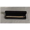 Image 2 : *NEW* 18K GOLD PLATED 14MM SIMULATED DIAMOND (CZ) ICED OUT CUBAN LINK BRACELET: 8" LONG