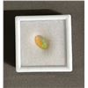 Image 2 : 2 CT OVAL CABOCHON CUT NATURAL FIRE OPAL: 7MM X 11.4MM