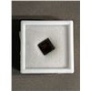 Image 2 : 4.8 CT PRINCESS CUT NATURAL SMOKEY QUARTZ: 10 MM X 10 MM