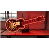 Image 1 : GIBSON USA GUITAR NEON SIGN: