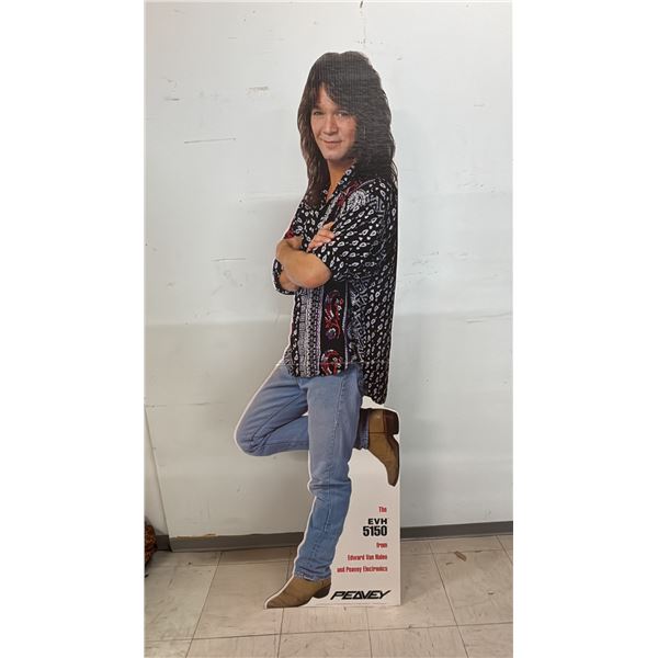 PEAVEY 1991 EDDIE VAN HALEN CARDBOARD STANDEE