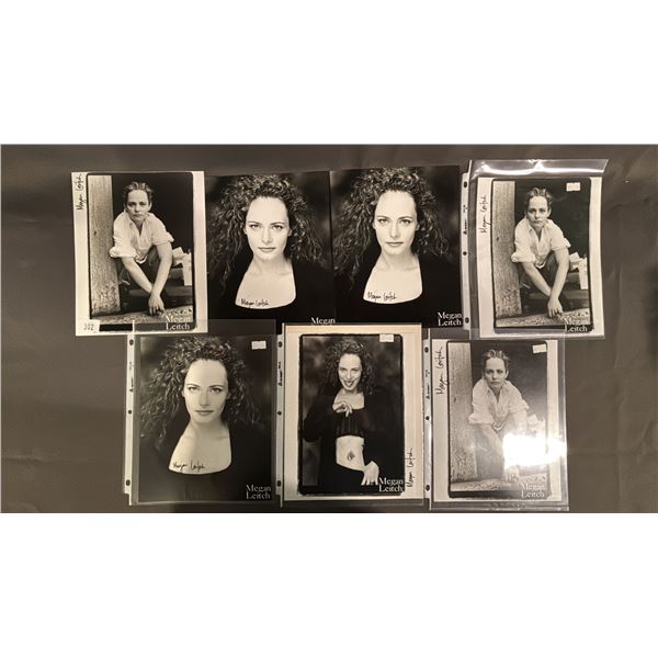 (7) AUTOGRAPHED 8" X 10" MEGAN LEITCH PHOTOS